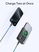 Load image into Gallery viewer, Aukey PB-MS03 MagFusion Slim 5000mAh Magnetic Wireless Power Bank