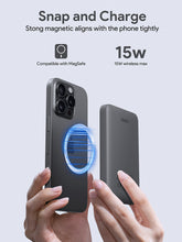 Load image into Gallery viewer, Aukey PB-MS03 MagFusion Slim 5000mAh Magnetic Wireless Power Bank