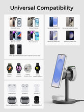 Load image into Gallery viewer, Aukey LC-MC311G MagFusion 3-in-1 G Qi2 Magnetic Fast Wireless Charging Station for Samsung