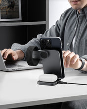Load image into Gallery viewer, AUKEY LC-MC312 MagFusion Z Qi2 3-in-1 Foldable Magnetic Fast Wireless Charging Station