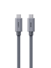 Load image into Gallery viewer, Aukey CB-DCC321 Circlet Mix 20G 2m USB4 GEN2 20Gbps USB-C to USB-C Cable