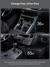 Load image into Gallery viewer, Aukey CC-A3P Enduro Nano AC 65W 2-Port Car Charger