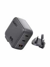 Load image into Gallery viewer, Aukey PA-B8 Nova PinS 65W GaN Wall Charger