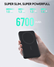 Load image into Gallery viewer, AUKEY PB-MS01 MagLynk 6700mAh Magnetic Wireless Charging Power Bank