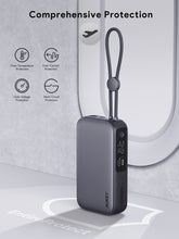 Load image into Gallery viewer, Aukey PB-Y47 Spark Sling 10000mAh Compact Fast Charging PB with Built-in USB-C Cable