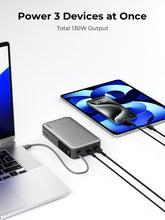 Load image into Gallery viewer, Aukey PB-Y48 Spark Sling 100W 20000mAh Compact Fast Charging Power Bank Built-in USB-C Cable