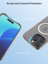Load image into Gallery viewer, AUKEY PC-TM20 ClearView Magnetic Clear Phone Case for iPhone 16 / 16 Plus / 16 Pro / 16 Pro Max