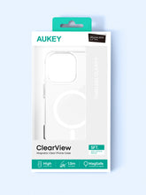 Load image into Gallery viewer, AUKEY PC-TM20 ClearView Magnetic Clear Phone Case for iPhone 16 / 16 Plus / 16 Pro / 16 Pro Max