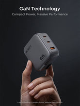 Load image into Gallery viewer, Aukey PA-B8 Nova PinS 65W GaN Wall Charger