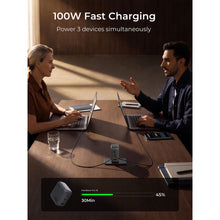 Load image into Gallery viewer, Aukey PA-B9 Nova Pin 100W GaN Wall Charger