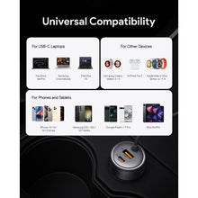 Load image into Gallery viewer, Aukey CC-P2 Pathfinder Sling 75W Fast Charging Car Charger with Built-in Cable