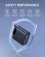 Load image into Gallery viewer, Aukey PA-B7S 4 Port 100W PD Super Fast Charging Wall Charger