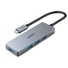 Load image into Gallery viewer, 4 Port USB C Hub | USB C to 4 Port USB 3.1 | Aukey Singapore