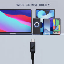 Load image into Gallery viewer, Aukey CB-MCC101/CB-MCC102 100W Nylon Braided USB C to C Cable with LCD Display (1/1.8m)