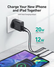 Load image into Gallery viewer, PA-F3S 32W Swift Series PD Dual USB-C & USB-A Wall Charger