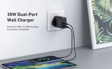 Load image into Gallery viewer, PA-F3S 32W Swift Series PD Dual USB-C & USB-A Wall Charger