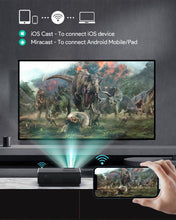Load image into Gallery viewer, AUKEY RD-870S Cinex S Lite Full HD 1080P Wi-Fi LED Projector with Support Smartphone Screen Sync HDMI