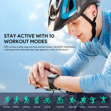 Load image into Gallery viewer, Aukey SW-1 Smartwatch Fitness Tracker with 10 Sport modes tracking & customisable watch faces