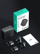 Load image into Gallery viewer, Aukey PA-B9U Nova PinS 100W GaN Wall Charger Smart Display EU UK US TH Interchangeable Plugs
