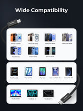 Load image into Gallery viewer, Aukey CB-DCC249 Circlet Blink 240W Lite 1m DTY Braided USB-C to USB-C Cable
