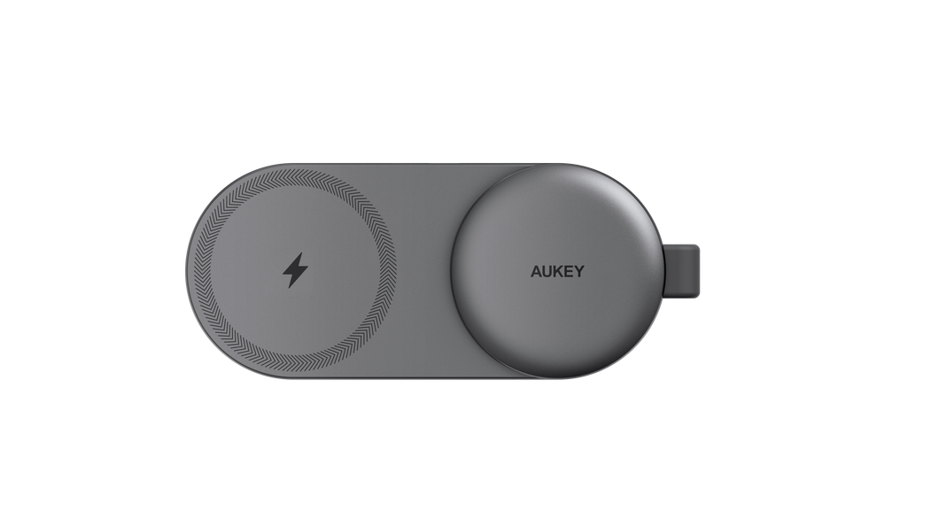 Aukey LC-MC314 MagFusion C Pro Qi2.2 25W Foldable 3-in-1 Magnetic Fast Wireless Charger