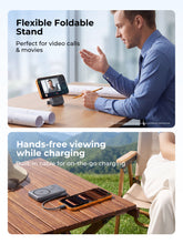 Load image into Gallery viewer, [3C | CCC Certified] Aukey PB-MS20 MagFusion Vista 10000mAh 15W Wireless Power Bank w Built in Cable
