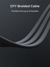 Load image into Gallery viewer, Aukey CB-DCC251 Circlet Blink 240W 1m DTY Braided USB-C to USB-C Magnetic Cable
