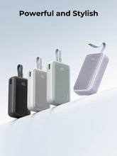 Load image into Gallery viewer, [3C | CCC Certified]Aukey PB-Y61 Spark Sling 30W 10000mAh Mini Portable Fast Charging Power Bank w Built-in Type C Cable
