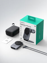 Load image into Gallery viewer, Aukey LC-MC319B MagFusion Z Plus Lite 3-in-1 Foldable Qi2 Magnetic Fast Wireless Charger
