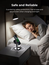 Load image into Gallery viewer, AUKEY LC-MC213 Qi2.2 MagFusion 2X 2-in-1 25W Magnetic Wireless Charging Station
