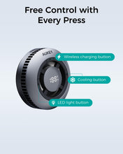Load image into Gallery viewer, Aukey LC-G10 MagFusion GameFrost Qi2 Magnetic Fast Wireless Charging Active Cooling with Magnetic Ring
