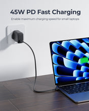 Load image into Gallery viewer, Aukey PA-F4 Swift 45W PD Wall Charger with GaN Power Tech - Supports Samsung Super Fast Charging 2.0
