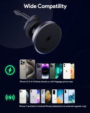 Load image into Gallery viewer, Aukey HD-MC13 MagLink Dash Magnetic 15W Wireless Charging Phone Mount
