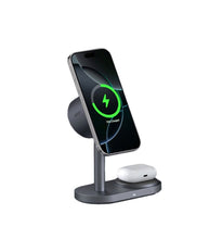 Load image into Gallery viewer, AUKEY LC-MC213 Qi2.2 MagFusion 2X 2-in-1 25W Magnetic Wireless Charging Station
