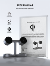 Load image into Gallery viewer, Aukey LC-MC411 MagFusion Titan 4-in-1 Qi2.2 Wireless Charger
