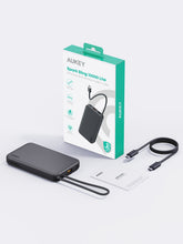 Load image into Gallery viewer, Aukey PB-Y53 Spark Sling 10000mAh Lite Slim PB Built-in USB-C Cable
