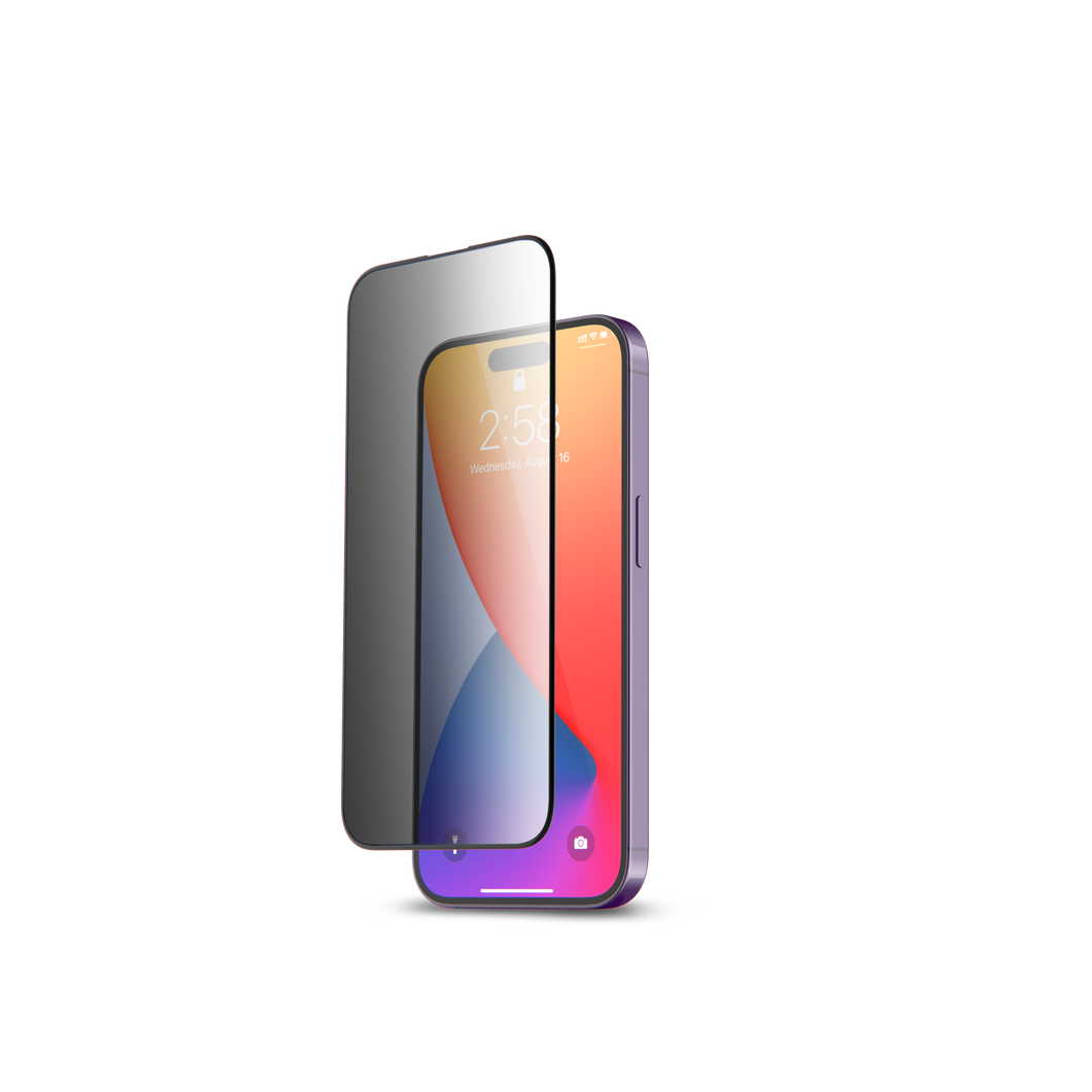 Aukey SP-YS10 iPhone 15 / 15 Plus / 15 Pro / 15 Pro Max PriviShield Privacy Tempered Glass 1pc Pack