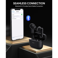 Load image into Gallery viewer, AUKEY EP-M1S True Wireless Earbuds with 10mm Driver, 28H Playtime, Bluetooth 5.1, IPX5 Waterproof
