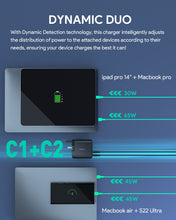 Load image into Gallery viewer, Aukey PA-B7S 4 Port 100W PD Super Fast Charging Wall Charger
