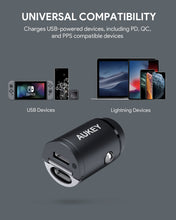 Load image into Gallery viewer, CC-A4 Dual Port USB-C 30W PD Car Charger
