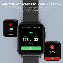 Load image into Gallery viewer, Aukey SW-1 Smartwatch Fitness Tracker with 10 Sport modes tracking &amp; customisable watch faces
