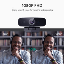 Load image into Gallery viewer, PC-W3 Impression 1080P Full HD Webcam With Dual Stereo Microphones For Online Meeting, Streaming
